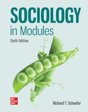 Sociology in Modules 6th Edition Schaefer