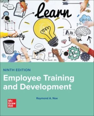 Employee Training and Development 9th Edition Noe