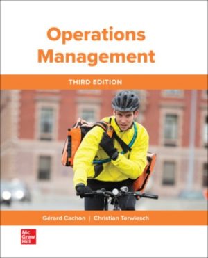 Operations Management 3rd Edition Cachon