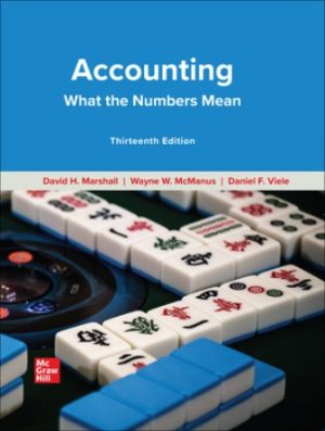 Accounting What the Numbers Mean 13th Edition Marshall