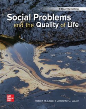 Social Problems and the Quality of Life 15th Edition Lauer