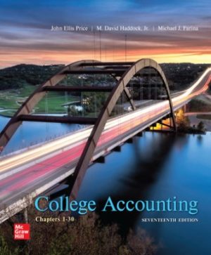 College Accounting 17th Edition Price