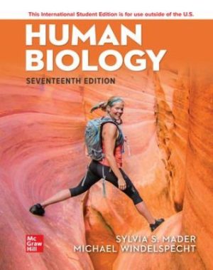 Human Biology ISE 17th Edition Mader