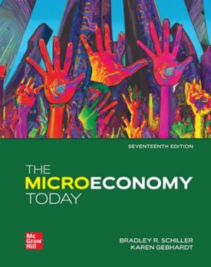 The Microeconomy Today 17th Edition Schiller