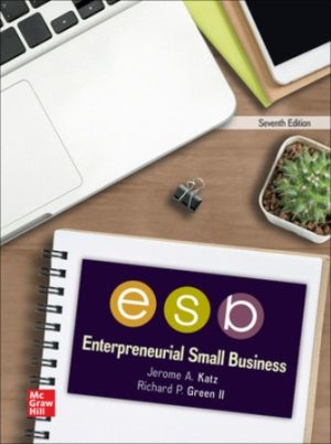 Entrepreneurial Small Business 7th Edition Katz