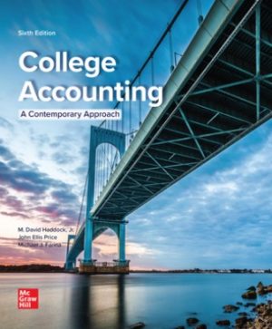 College Accounting A Contemporary Approach 6th Edition Haddock