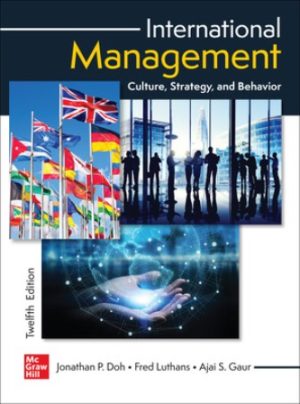 International Management: Culture Strategy and Behavior 12th Edition Doh