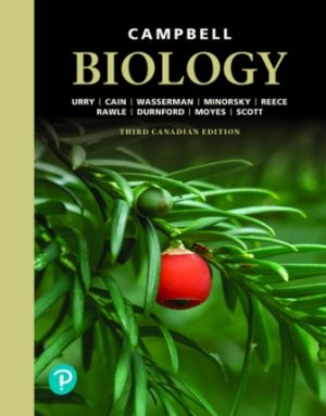 Test Bank for Campbell Biology 3rd Canadian Edition Reece