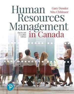 Solution Manual for Human Resources Management in Canada 14th Canadian Edition Dessler