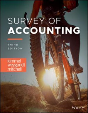 Solution Manual for Survey of Accounting 3rd Edition Kimmel