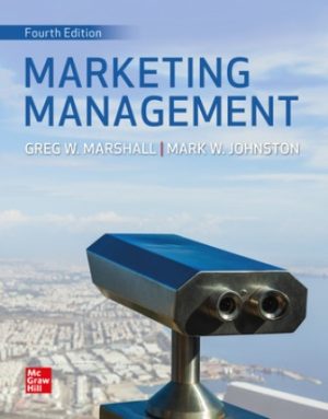 Solution Manual for Marketing Management 4th Edition Marshall