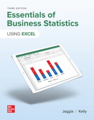 Solution Manual for Essentials of Business Statistics 3rd Edition Jaggia