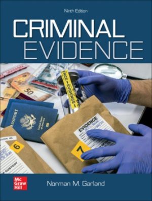 Test Bank for Criminal Evidence 9th Edition Garland