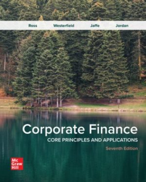 Solution Manual for Corporate Finance Core Principles and Applications 7th Edition Ross