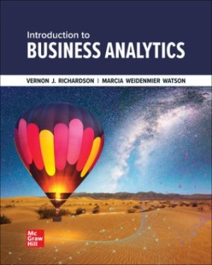 Solution Manual for Introduction to Business Analytics 1st Edition Richardson