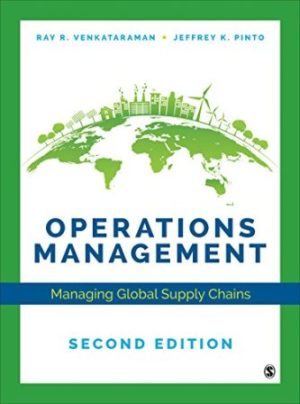 Solution Manual for Operations Management Managing Global Supply Chains 2nd Edition Venkataraman