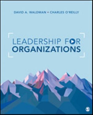 Test Bank for Leadership for Organizations 1st Edition Waldman