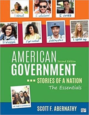 Test Bank for American Government Stories of a Nation The Essentials 2nd Edition Abernathy