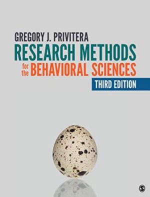 Solution Manual for Research Methods for the Behavioral Sciences 3rd Edition Privitera