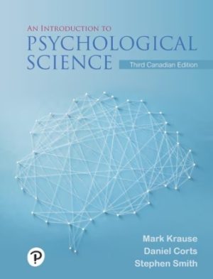 Test Bank for An Introduction to Psychological Science 3rd Canadian Edition Krause