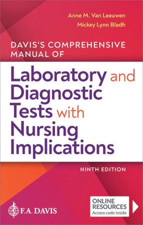 Test Bank for Davis's Comprehensive Manual of Laboratory and Diagnostic Tests With Nursing Implications 9th Edition Van Leeuwen