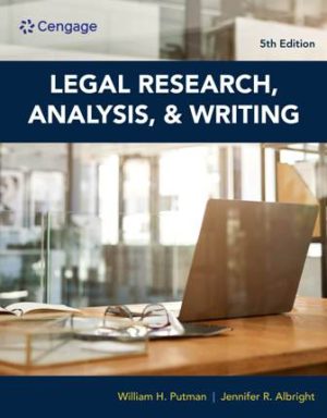 Solution Manual for Legal Research Analysis and Writing 5th Edition Putman