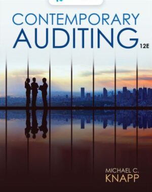 Solution Manual for Contemporary Auditing 12th Edition Knapp